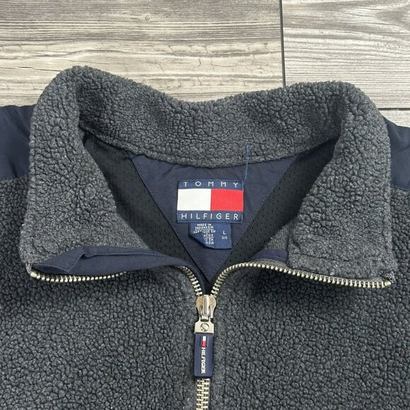 Vintage 90’s Tommy Hilfiger Quarter Zip Fleece - Picture 6 of 6
